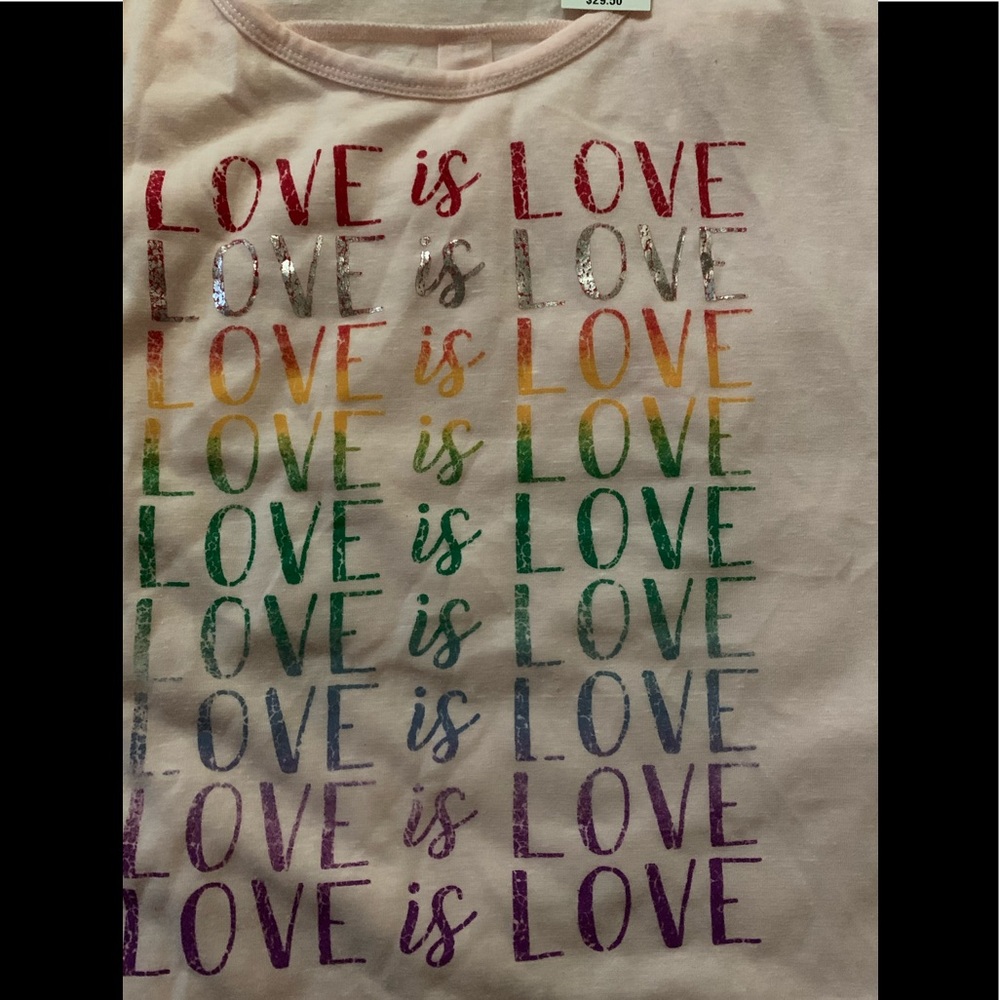 Love is Love Pink Tee - Picture 2 of 9